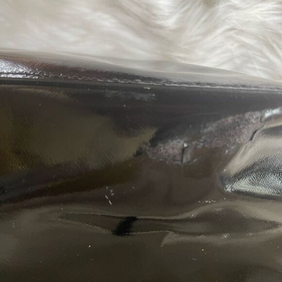 Michael Kors black patent  medium tote with jewels and silver tone studs accents - Picture 11 of 14